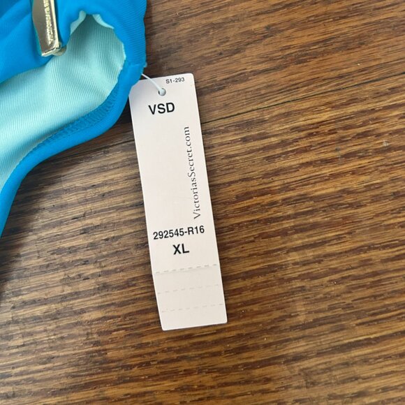 NWT Victoria's Secret The Forever Hipster Turquoise Bikini Bottom Size XL NEW - Picture 4 of 13